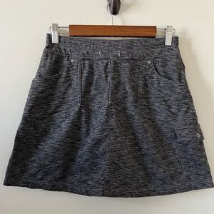 Kuhl Mova Skort In Charcoal Gray Heather Size XS